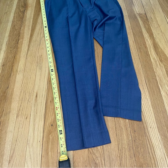 J Crew Mens Worsted Wool 30x30 Ludlow Light Blue Suit Pants - Picture 4 of 6